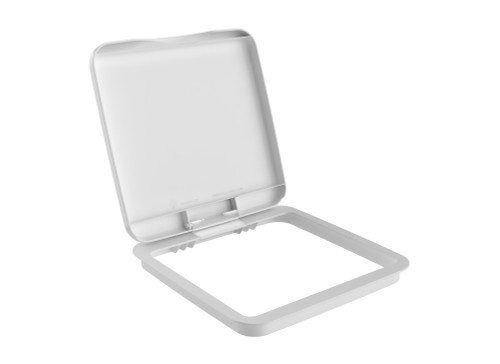 Rev-A-Shelf White Polymer Bi-Directional Lid for Rev-A-Shelf® 27 qt. Waste Containers - RV-1024-LID-1
