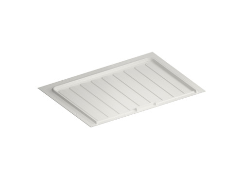 Rev-A-Shelf White Polymer Trim-to-Fit Drip Tray for 27" - 30" Vanity Sink Base Cabinets - SBVDT-2730-11-1