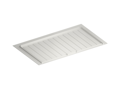 Rev-A-Shelf White Polymer Trim-to-Fit Drip Tray for 33" - 36" Vanity Sink Base Cabinets - SBVDT-3336-11-1