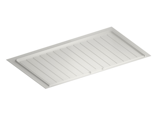 Rev-A-Shelf White Polymer Trim-to-Fit Drip Tray for 39" - 42" Sink Base Cabinets - SBDT-3942-11-1