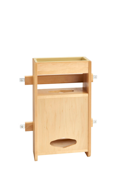 Rev-A-Shelf Wood Door Mount Sink Base Cabinet Plastic Bag Holder - 4SPBD-18