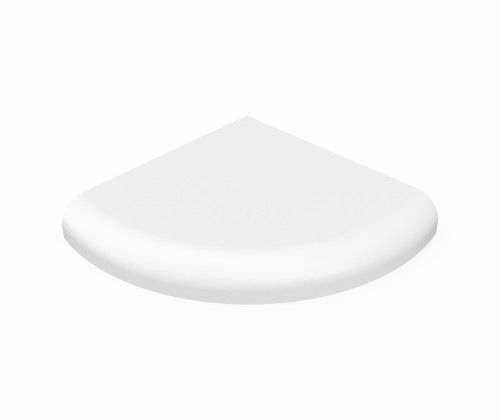 Swanstone ES-2 Corner Soap Dish in White - EXES20000.010