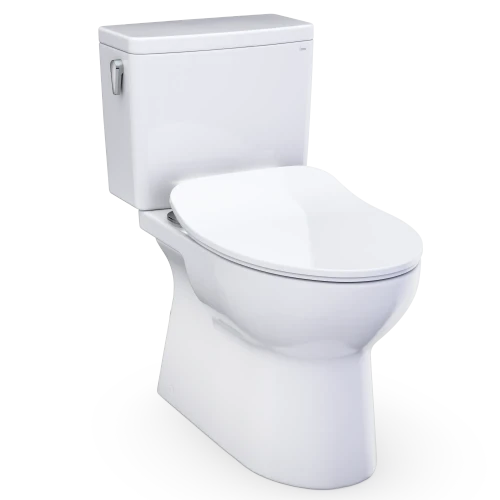 TOTO Glaston™ Two-Piece Elongated Toilet - 1.28 GPF, White - MS472234CEFG#01