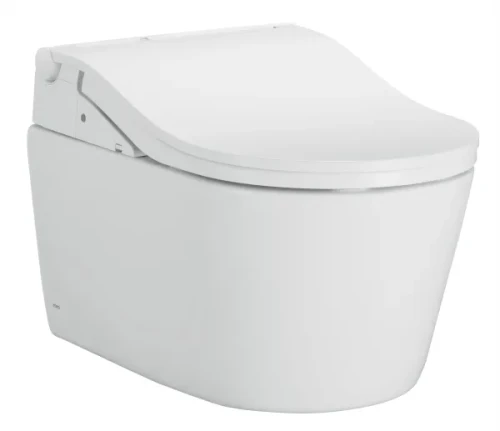 TOTO RP WASHLET®+ RW Wall-Hung Toilet - 1.28 GPF & 0.9 GPF - Auto Flush, Matte White -  CWT4474547CMFGA#MW