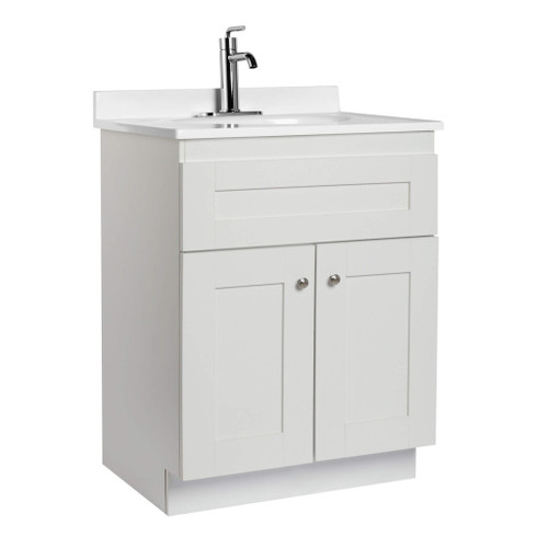 Fine Fixtures Shaker Vanity 24" Wide, White - SK24WH