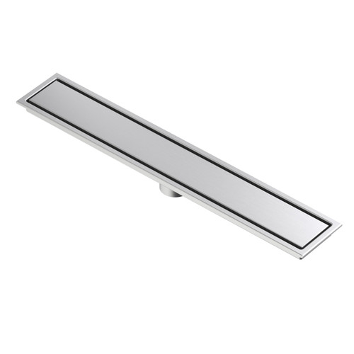 Fine Fixtures 24" Contractor-Grade Linear Shower Drain, Matte Black - DRD24SN