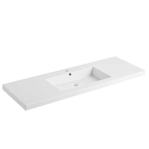 Fine Fixtures 52" X 18" Edgedale Sink | Gel-Coated | 2" Thick Edge | - VET5218W