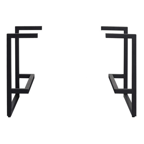 Fine Fixtures Leg Base For Kingsford Vanity - Black - KILGBL