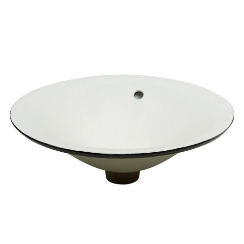 Fine Fixtures Modern Drop In Sink 18" x 18", Black - MV39BL