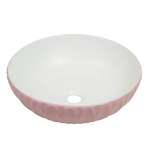 Fine Fixtures Modern Vessel 15" x 15" Sink, Vintage Rose - MV37VR