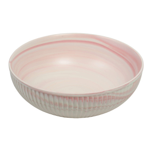 Fine Fixtures Modern Ceramic Vessel Sink 15" x 15", Soft Blush Pink - MV15PN