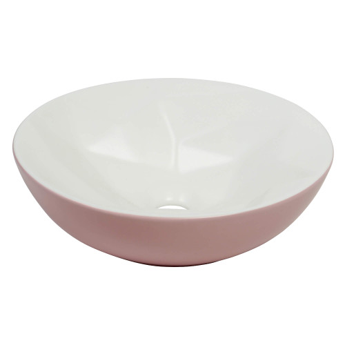 Fine Fixtures Modern Vessel Sink 16" x 16", Vintage Rose - MV38VR