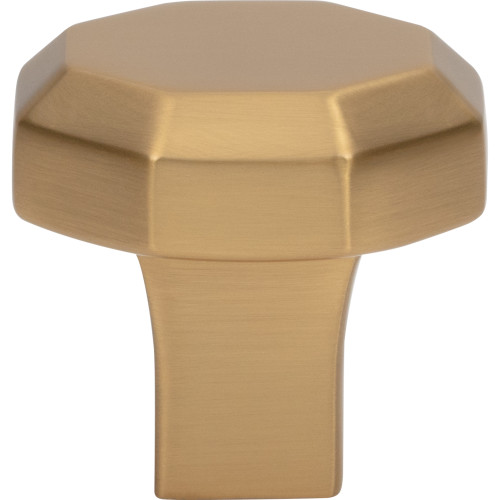 Atlas Fielding 1 1/4" Diameter Mushroom Knob, Warm Brass - A6070-WB