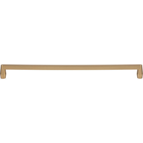 Atlas Lannis 12" Center to Center Bar Pull, Warm Brass - A6056-WB
