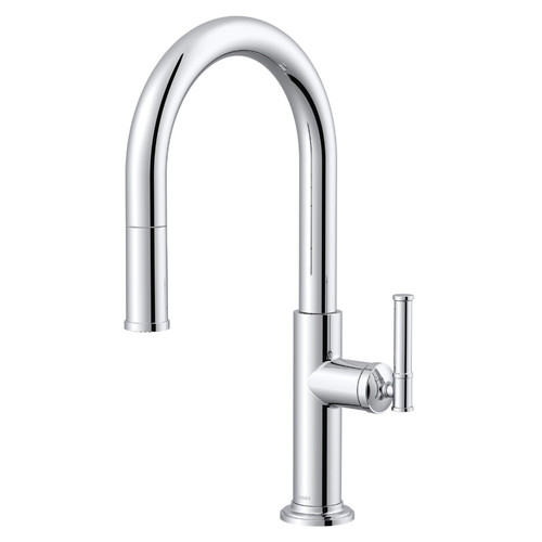Gerber Montclare Single Handle Pull-Down High-Arc Prep Faucet 1.75gpm, Chrome - D150529
