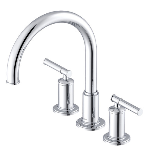 Gerber Montclare Two Handle Roman Tub Faucet Trim Kit w/out Spray, Chrome - D300929T