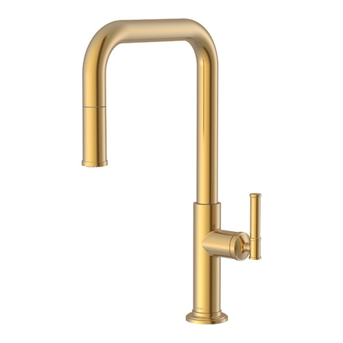 Gerber Montclare Single Handle Pull-Down Kitchen Faucet 7 Style w/ SnapBack Retraction 1.75gpm, Brushed Bronze - D454629BB