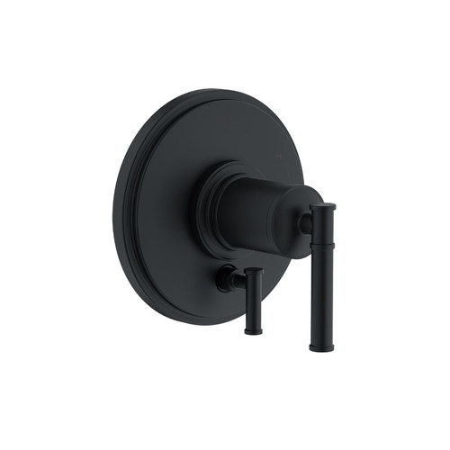 Gerber Montclare Single Handle Valve Only Trim Kit with Diverter on Valve & Ceramic Disc Cartridge, Satin Black - D500429BSTC