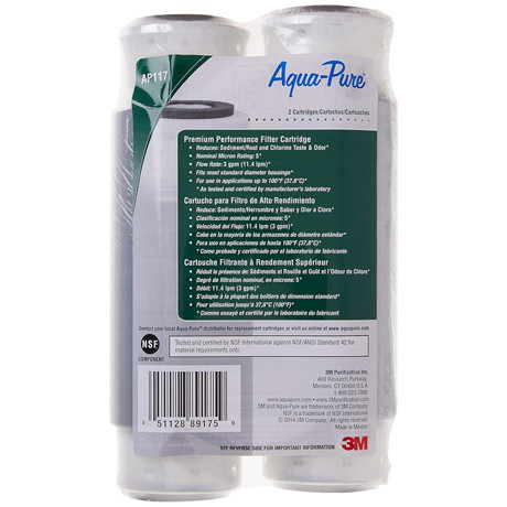 Filter Replacement Cartridge AP117 by Aqua-Pure - Two-Pack
