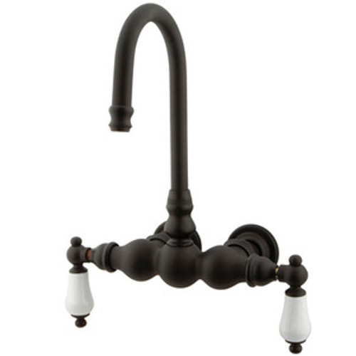 Kingston Brass Wall Mount Clawfoot Tub Filler Faucet - Oil Rubbed Bronze