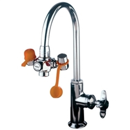 Guardian G1100 EyeSafe Faucet-Mounted Eyewash Station w/ 3" Outlet Heads