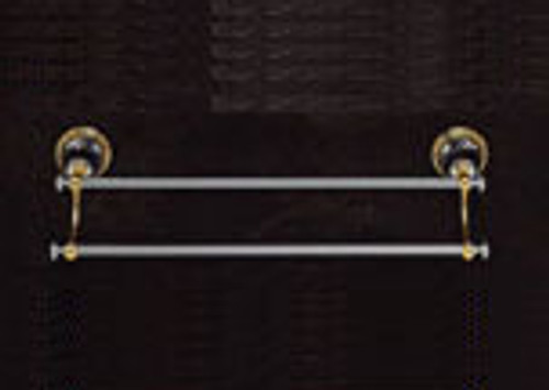 Aquabrass 405BN 20" Double Towel Bar - Brushed Nickel