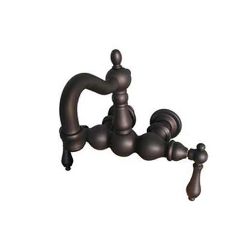Kingston Brass 3-3/8" Wall Mount Clawfoot Tub Filler Faucet - Oil Rubbed Bronze CC1001T5