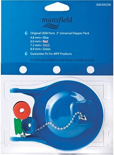 Mansfield Plumbing 630-0207 Flapper Replacement - Works on all Mansfield Toilets