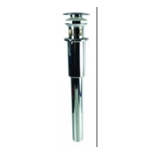 Mountain Plumbing Soft Touch Dome Lav Drain With Overflow - Chrome - MT745-3/CPB