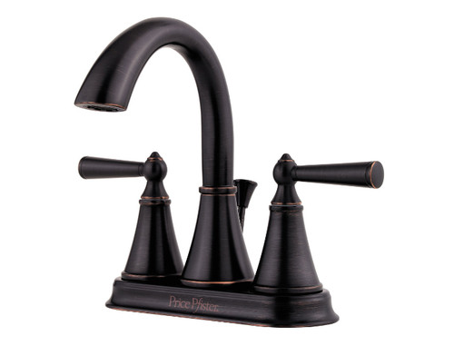 Price Pfister LG48-GL0Y Two Handle 4" Centerset  Lavatory Faucet - Tuscan Bronze