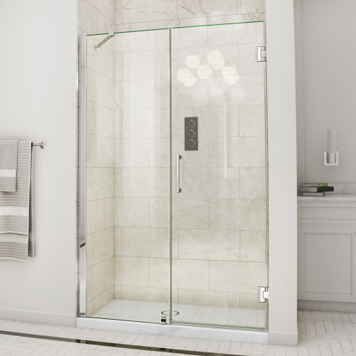 DreamLine UNIDOOR Frameless 53"-54" Adjustable Shower Door - Chrome Trim - SHDR-20537210
