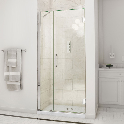 DreamLine UNIDOOR Frameless 36"-37" Adjustable Shower Door - Chrome Trim - SHDR-20367210C