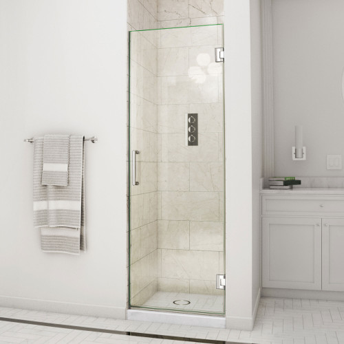DreamLine UNIDOOR 26" x 72" Frameless Shower Door - Chrome Trim - SHDR-20267210F