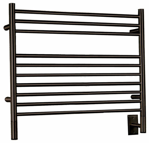 Amba Jeeves LSO-40 L Straight Electric Heated Towel Warmer - Oil Rubbed Bronze - 39 1/2" W x 27" H x 4 1/2" D