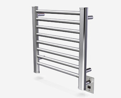 Amba Sirio S-2121-B Towel Warmer & Space Heater - Brushed Stainless - 21 3/4" W x 21 1/2" H x 4 3/4" D