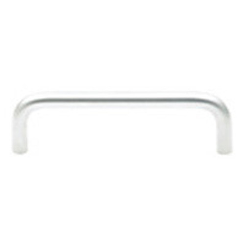 Top Knobs Stainless SS25 5 1/16 Inch CC - 8mm Diameter Bent Bar Door Pull - Stainless Steel