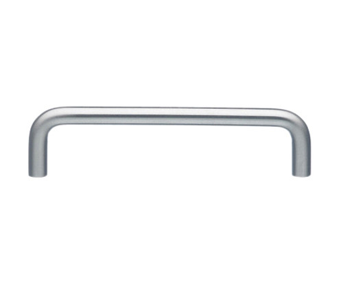 Top Knobs Stainless SS32 5 1/16 " CC - 10mm Diameter Bent Bar Door Pull - Stainless Steel