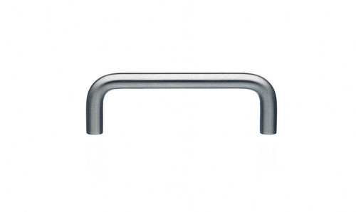 Top Knobs Stainless SS31 3 3/4 " CC - 10mm Diameter Bent Bar Door Pull - Stainless Steel