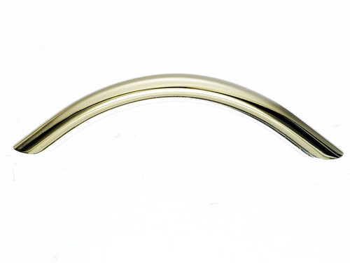 Top Knobs Nouveau M423 3 3/4" CC Curved Wire Door Pull - Polished Brass