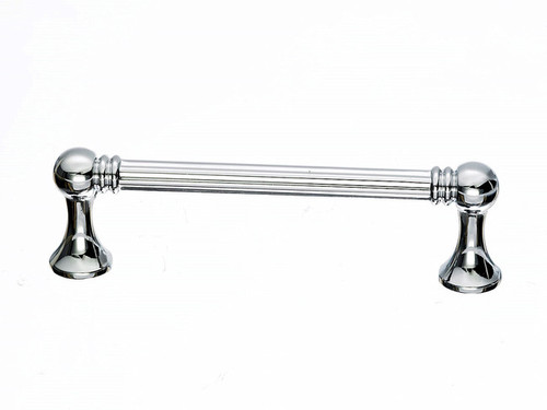 Top Knobs Edwardian M1623 3 3/4" CC Grace Door Pull - Polished Chrome