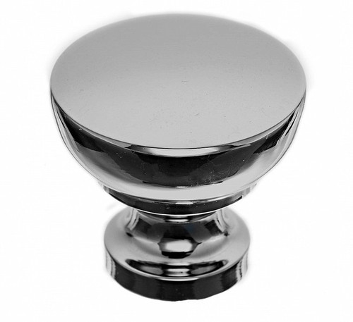 Top Knobs Dakota & Nouveau III M1121 1 1/4" Bergen Cabinet Knob - Polished Chrome