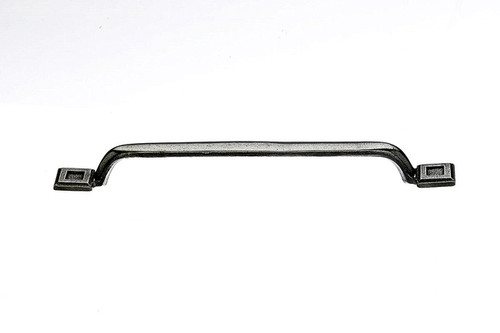 Top Knobs Square Inset 8" Center to Center Bar Pull, Cast Iron - M1824