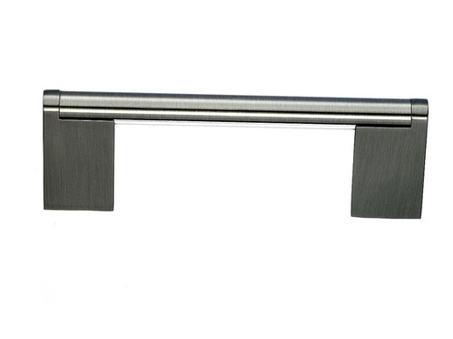 Top Knobs M1041 3 3/4" CC Princetonian Bar Door Pull - Brushed Satin Nickel