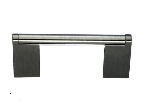 Top Knobs M1040 3 " CC Princetonian Bar Door Pull - Brushed Satin Nickel