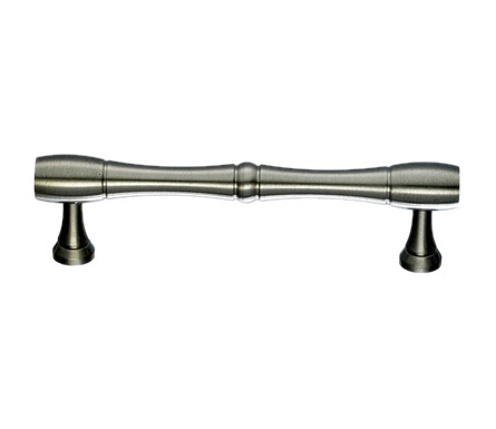 Top Knobs Nouveau Bamboo 3 3/4" Center to Center Bar Pull, Brushed Satin Nickel - M723-96