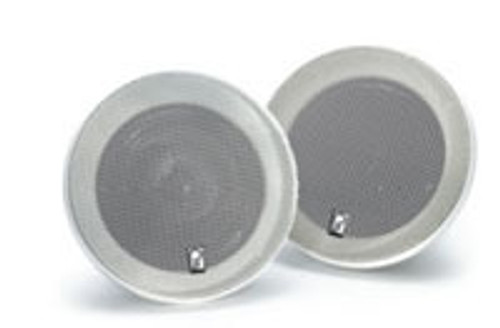 Mr. Steam MSSPEAKERSRD-BK Round Pair of 5 1/2" In Shower Flush Mount Two-way Speakers - Black