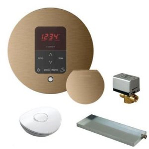 Mr. Steam MSBUTLER1 RD-ORB Butler Package with iTempo Pro Round Programmable Control for Steam Bath Generator - Oil Rubbed Bronze