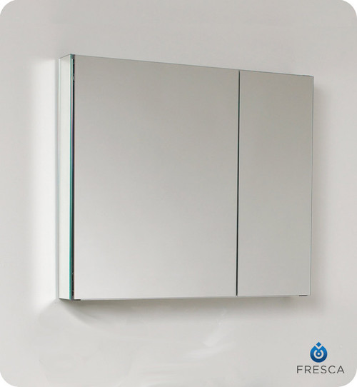 Fresca FMC8090 29'' Bathroom Medicine Cabinet 26" H X 29.5" W W/ Mirrors  - Mirror
