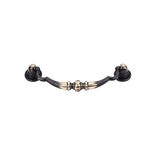 Top Knobs Britannia M3 Oxford Bail Door Pull 3 3/4" CC 96mm - Dark Antique Brass