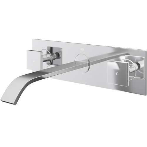 Vigo Two Handle Wall Mount Lavatory Faucet - Chrome